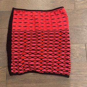 Missoni knit mini skirt